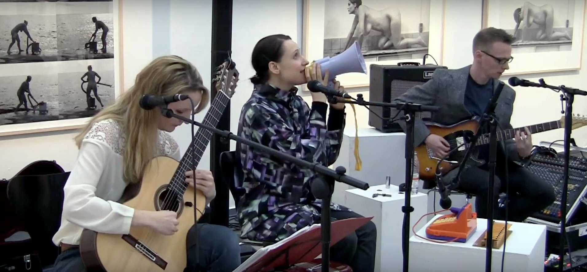 Koncert med Kristina Holgersen og Thea Vesti Petersen, Randers Kunstmuseum marts 2013